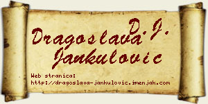 Dragoslava Jankulović vizit kartica